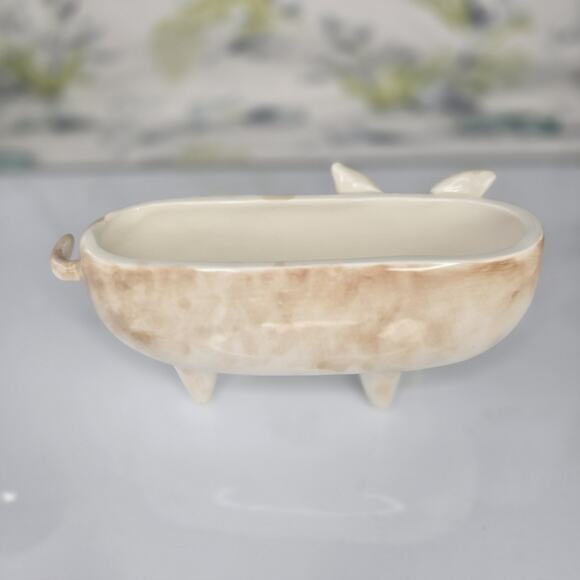 Adorable Corgi Dog Planter Hand Painted Ceramic Alex - Picture 6 of 11